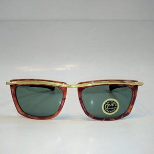 NWT Vintage 90's Plastic Combo Olympian II Style Sunglasses (S.Tortoise)